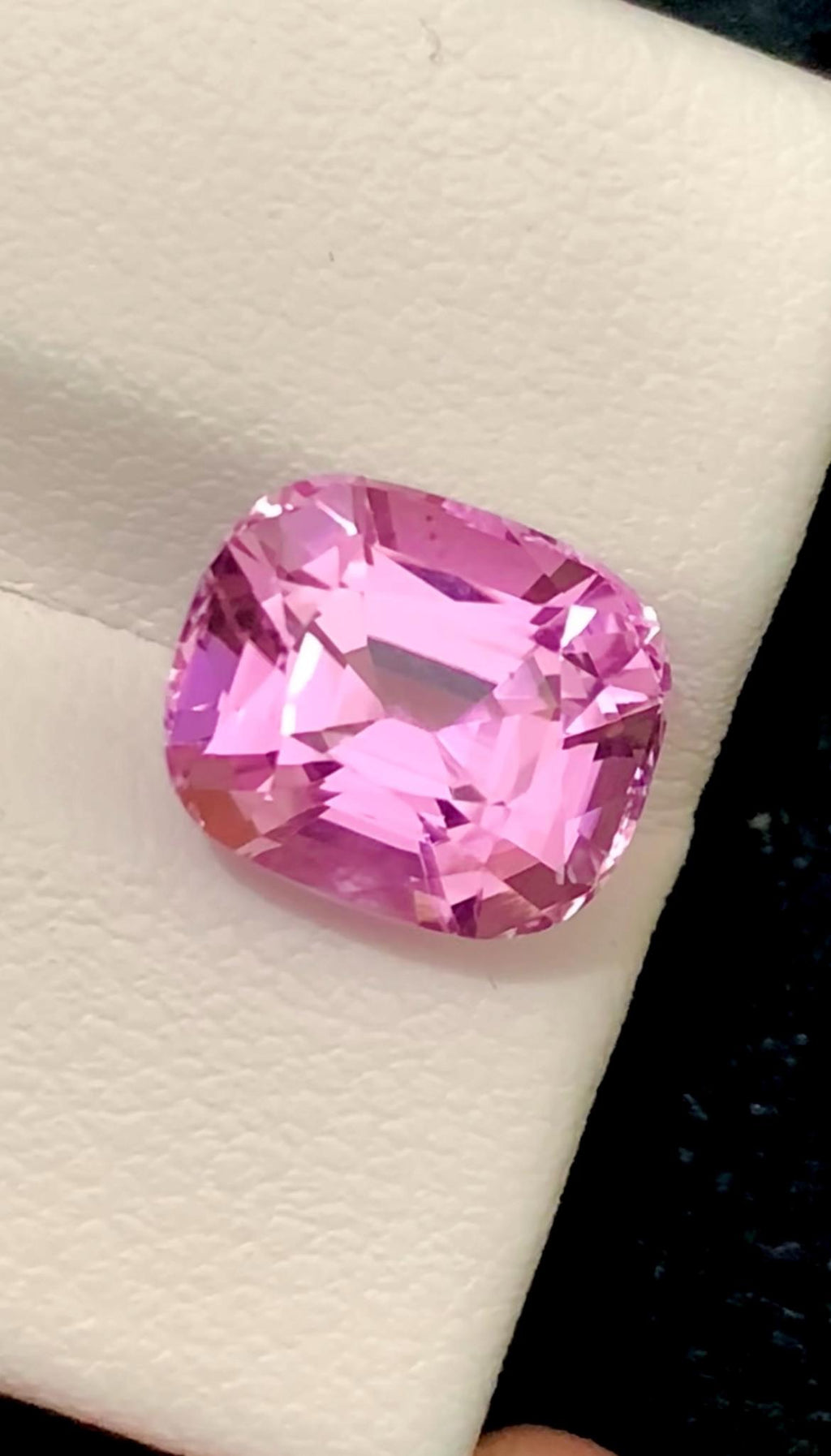 Pink Kunzite Gemstone: 4.95 CT Faceted Cushion Cut From Nuristan Afghanistan