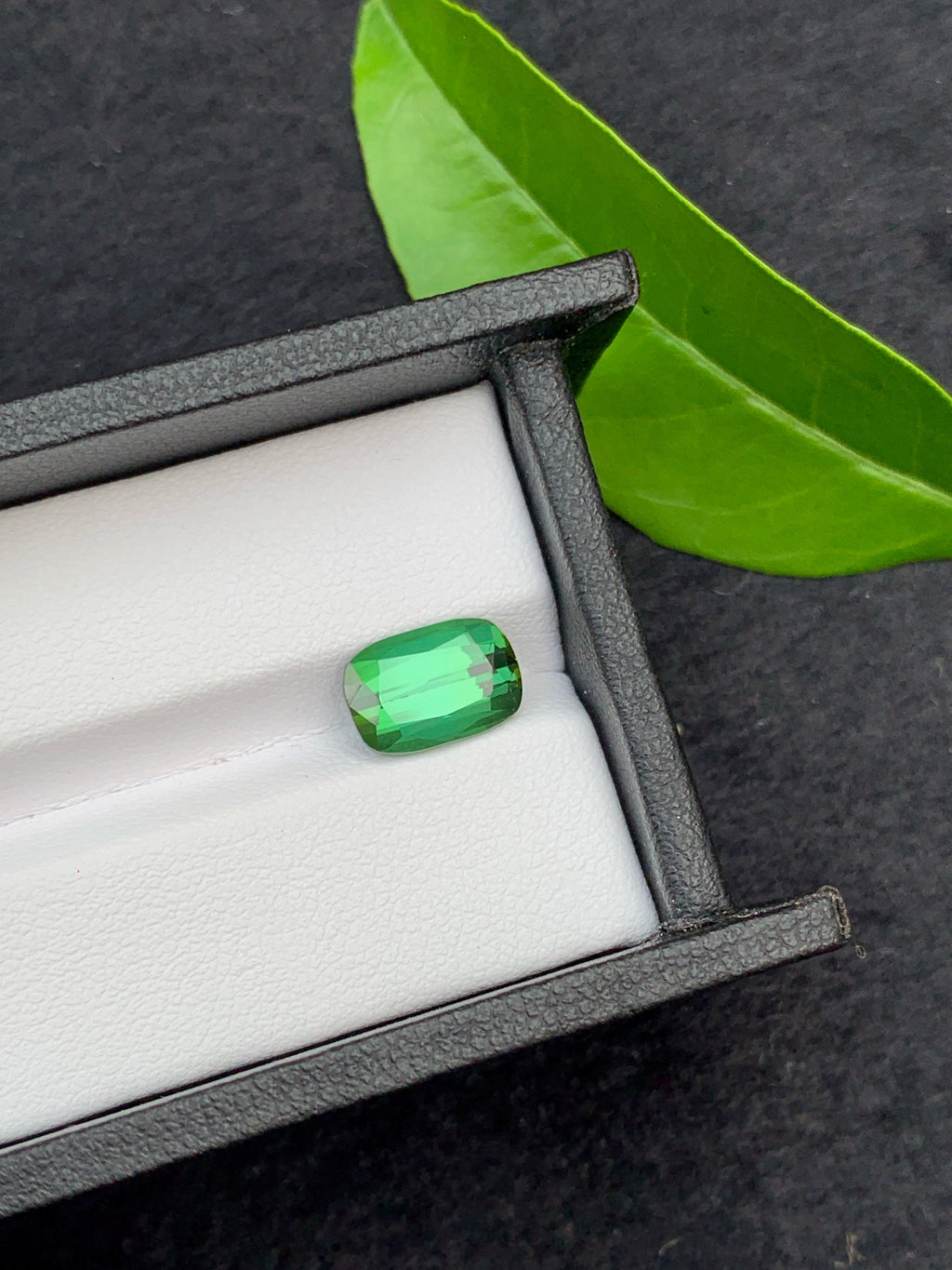 Green Tourmaline Gemstone: 3.05 CT Flawless Cushion Cut, Afghanistan
