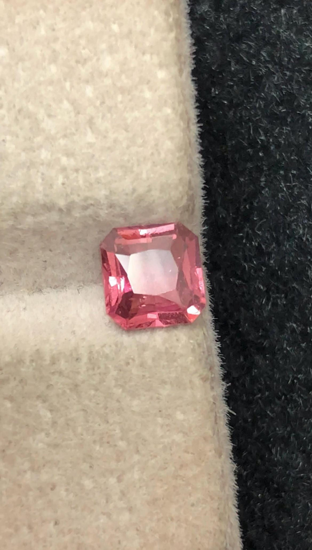 Sunset Padparadscha Sapphire 0.82 ct Fancy Octagonal Cut – From Madagascar With Certificate