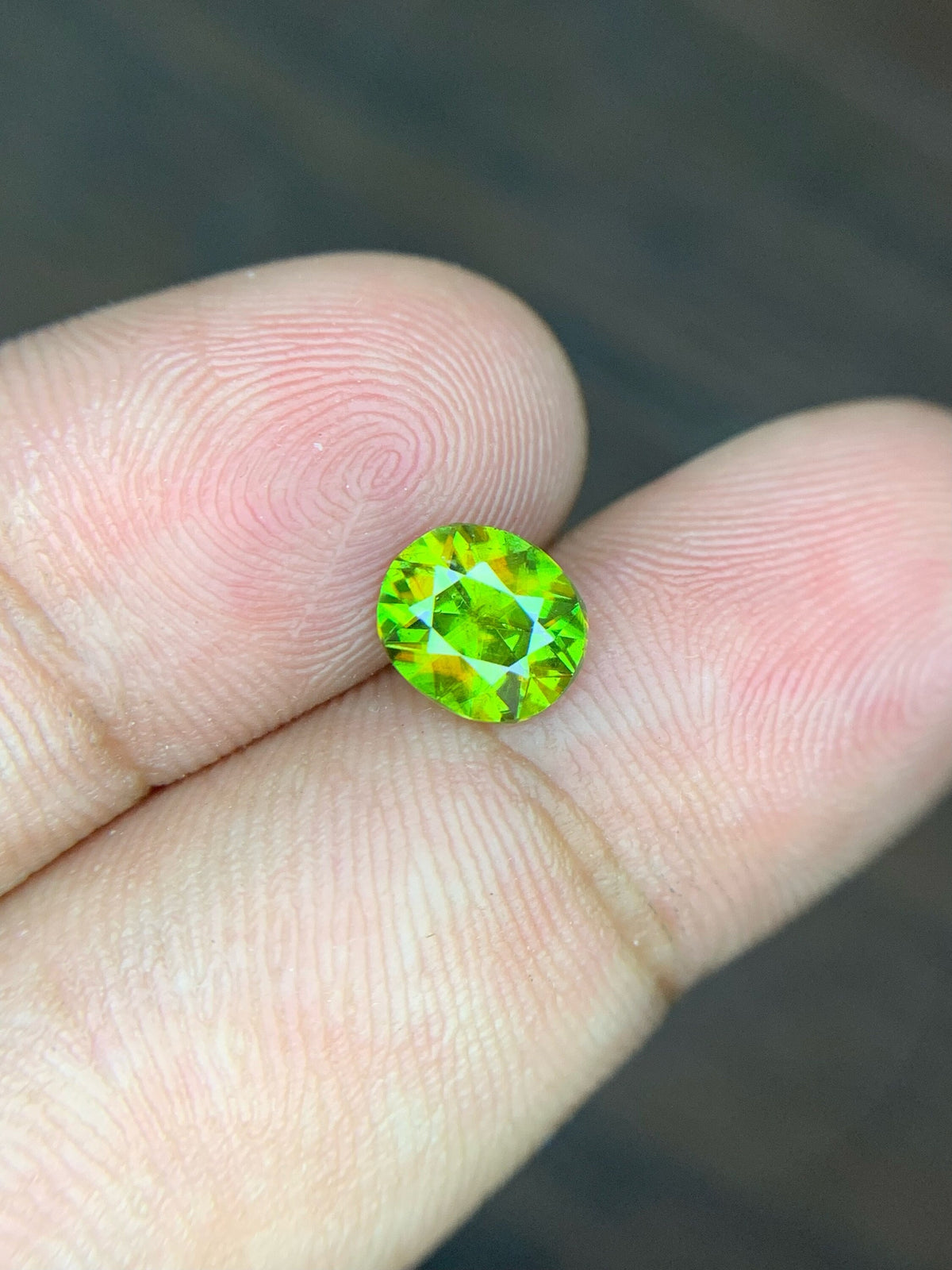 1.10 CT Natural Sphene Gemstone: Oval Cut, Himalayan Origin