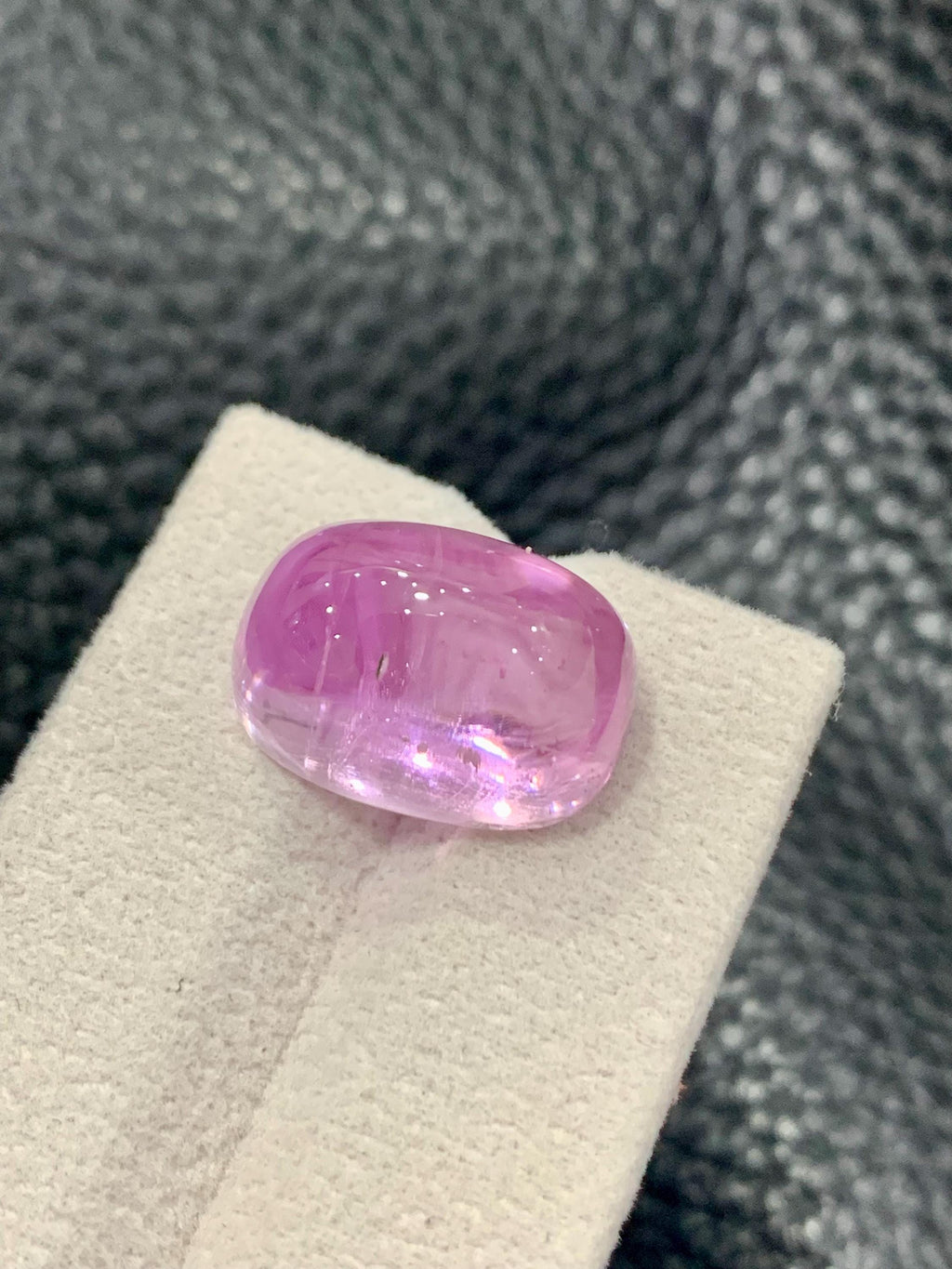 Kunzite 24.15ct Cabochon Oval — Afghanistan | Soft Pink, Elegant Lapidary Grade
