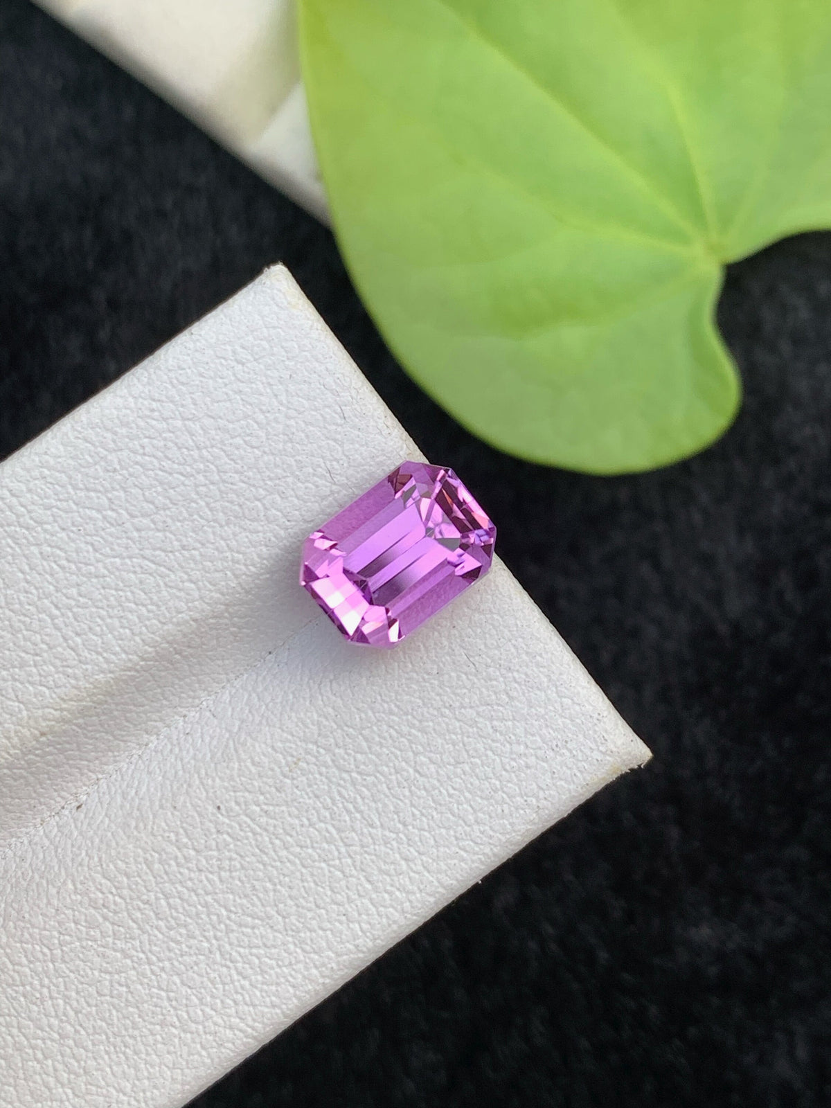 Pink Kunzite Gemstone: Emerald Cut, Flawless, 4.85 CT