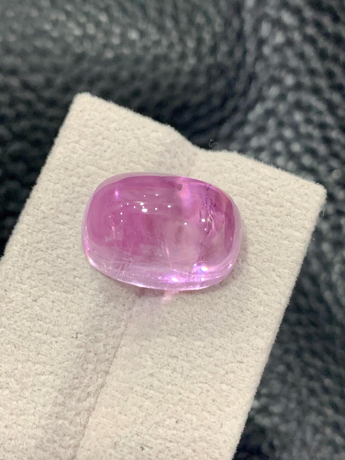 Kunzite 24.15ct Cabochon Oval — Afghanistan | Soft Pink, Elegant Lapidary Grade