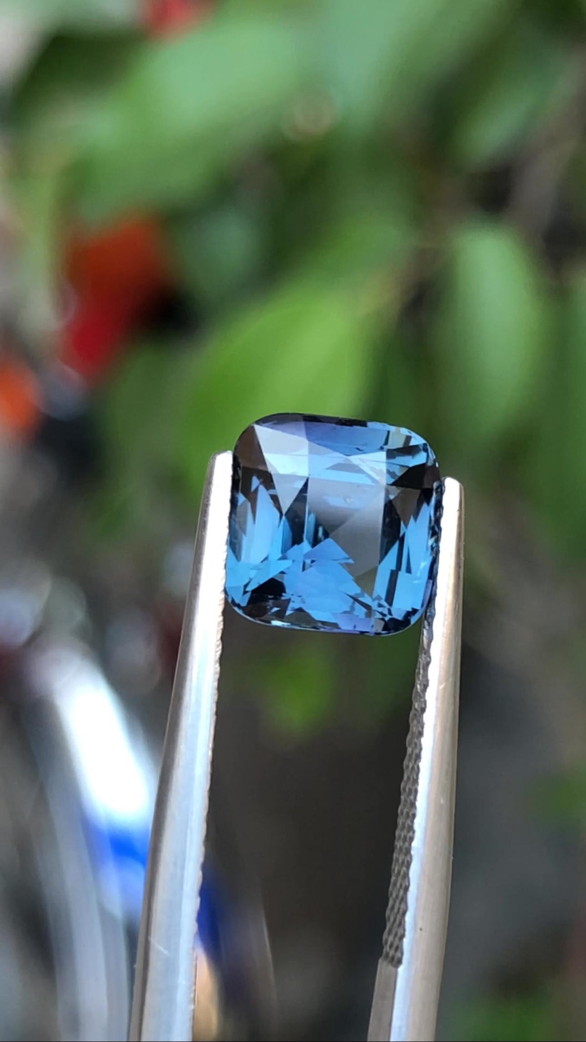 Cobalt Blue Spinel: 3.09 CT Flawless Cushion Cut Gemstone