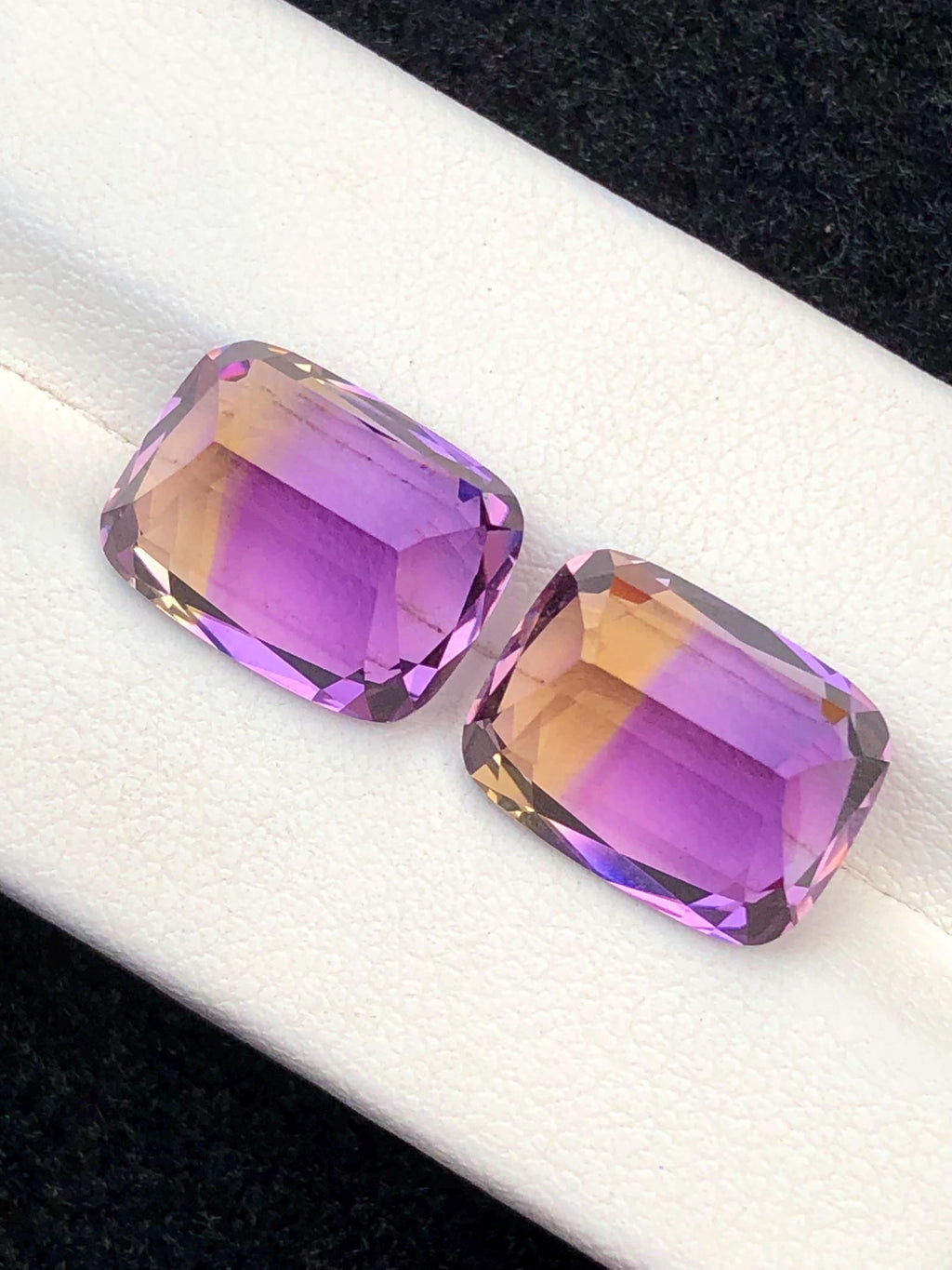 Bi-Color Ametrine 14.90ct Cushion Cut – Gemstone from Brazil