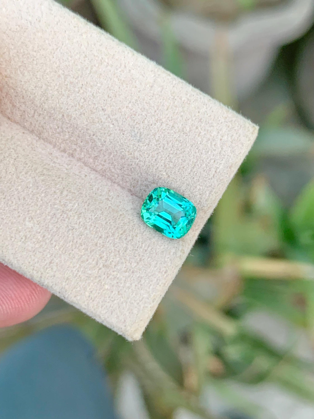 Neon Blue Tourmaline Gemstone: Rare Lagoonish Natural Stone, 1.30