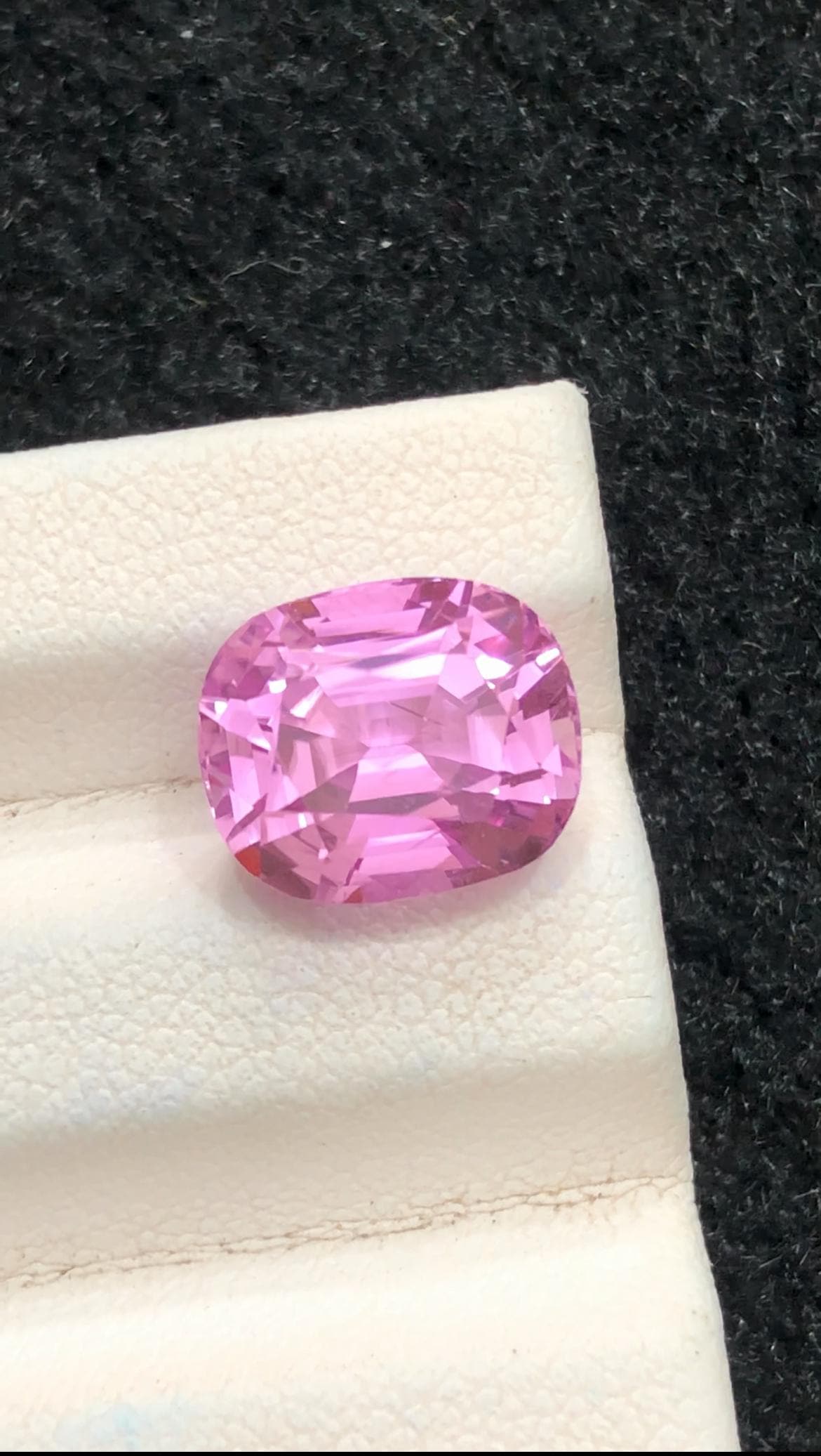 Pink Kunzite 5.75ct Cushion Cut Afghanistan – Vibrant Pastel Gem