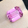 Peach Pink Kunzite 8.50 Carat Octagon Cut – Afghanistan Gemstone