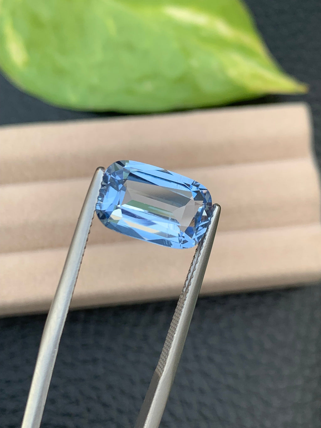 Santa Maria Aquamarine Gemstone: 4.30 CT Brazilian Cushion Cut Stone