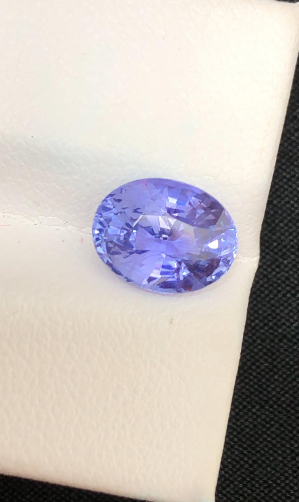 Certified 3.06 Carat Oval Blue Sapphire Gemstone: Untreated Jewelry Stone