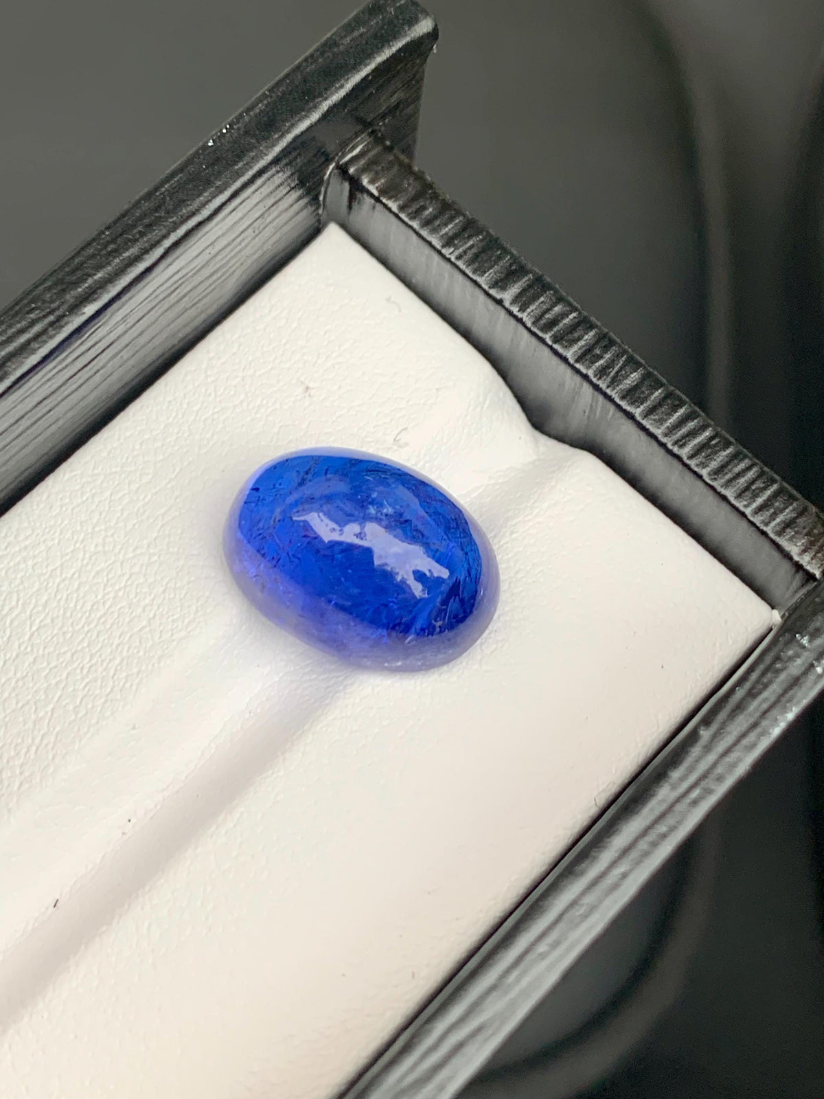 AAA Tanzanite Cabochon: Loose December Birthstone, Jewelry Making (16.40 Carat)