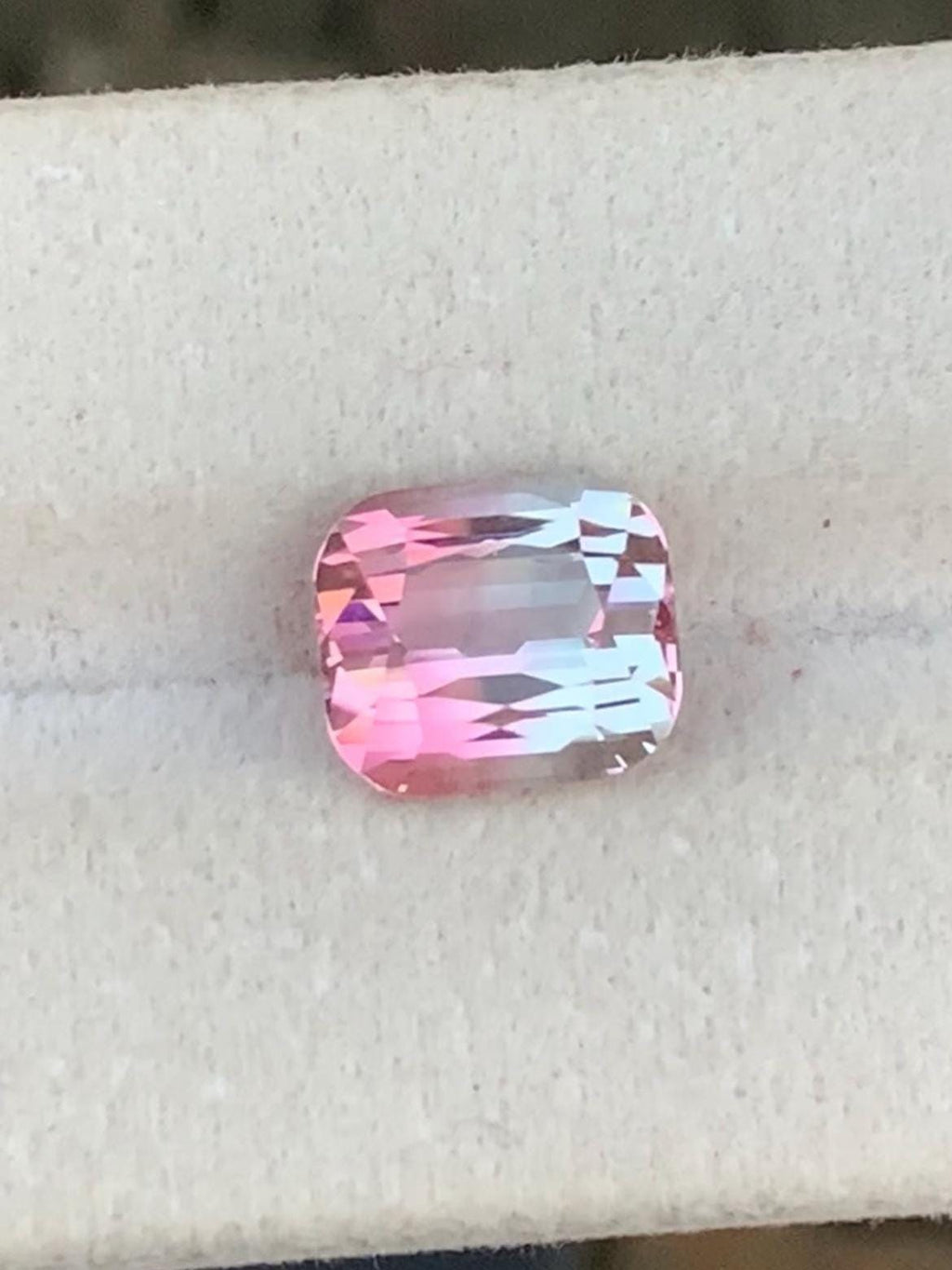Bi-Color Tourmaline 4.30ct Cushion Cut Afghanistan