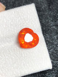 Fanta Garnet 4.90 ct Heart Cut – Vibrant Orange Collector’s Gem
