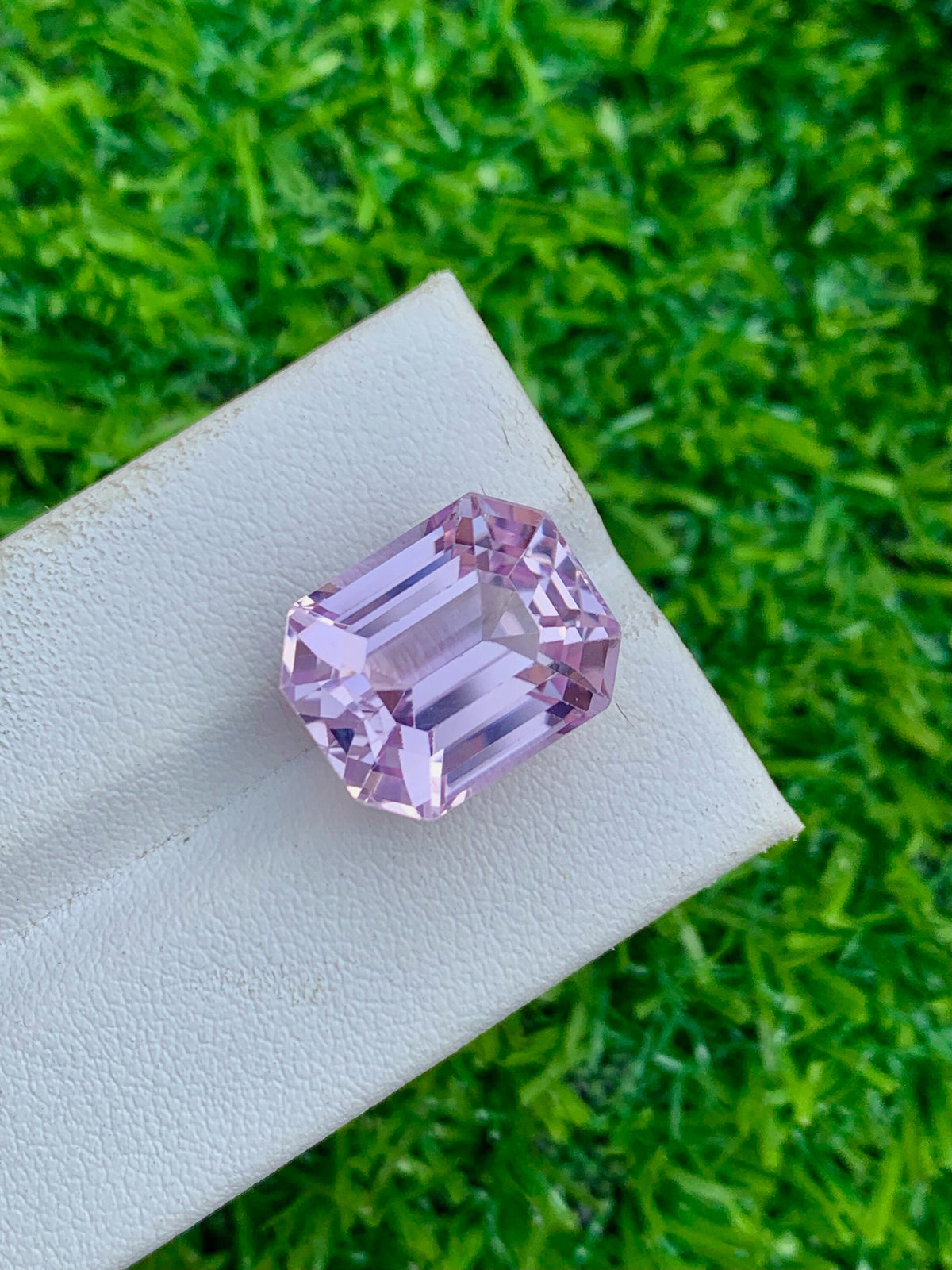 AAA Pink Kunzite Gemstone: Emerald Cut, 17.15 CT, November Birthstone