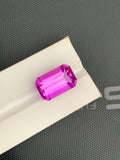Vivid Pink Kunzite Gemstone: 27.80 Carat Emerald Cut, Afghanistan