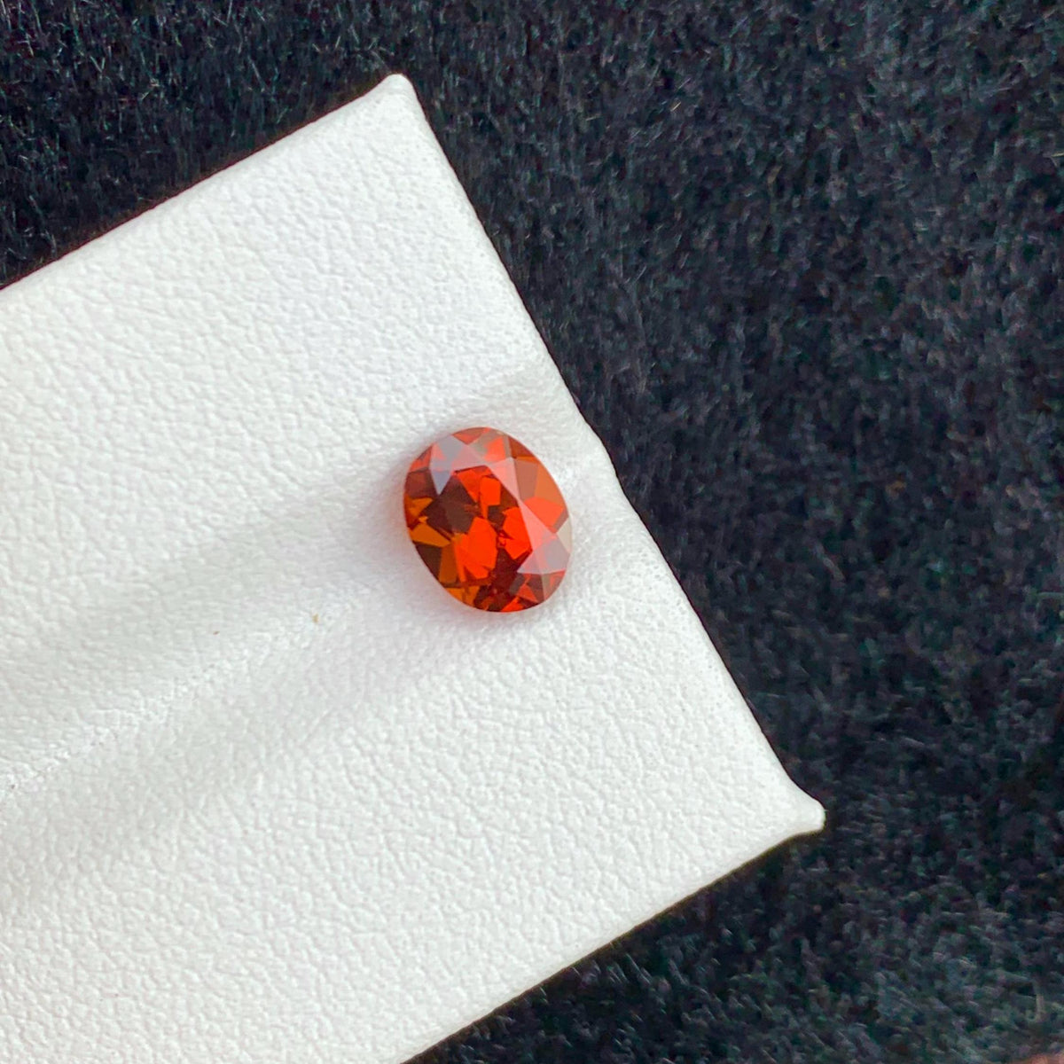 Fanta Garnet 1.55ct Oval Cut Loose Gemstone from Madagascar