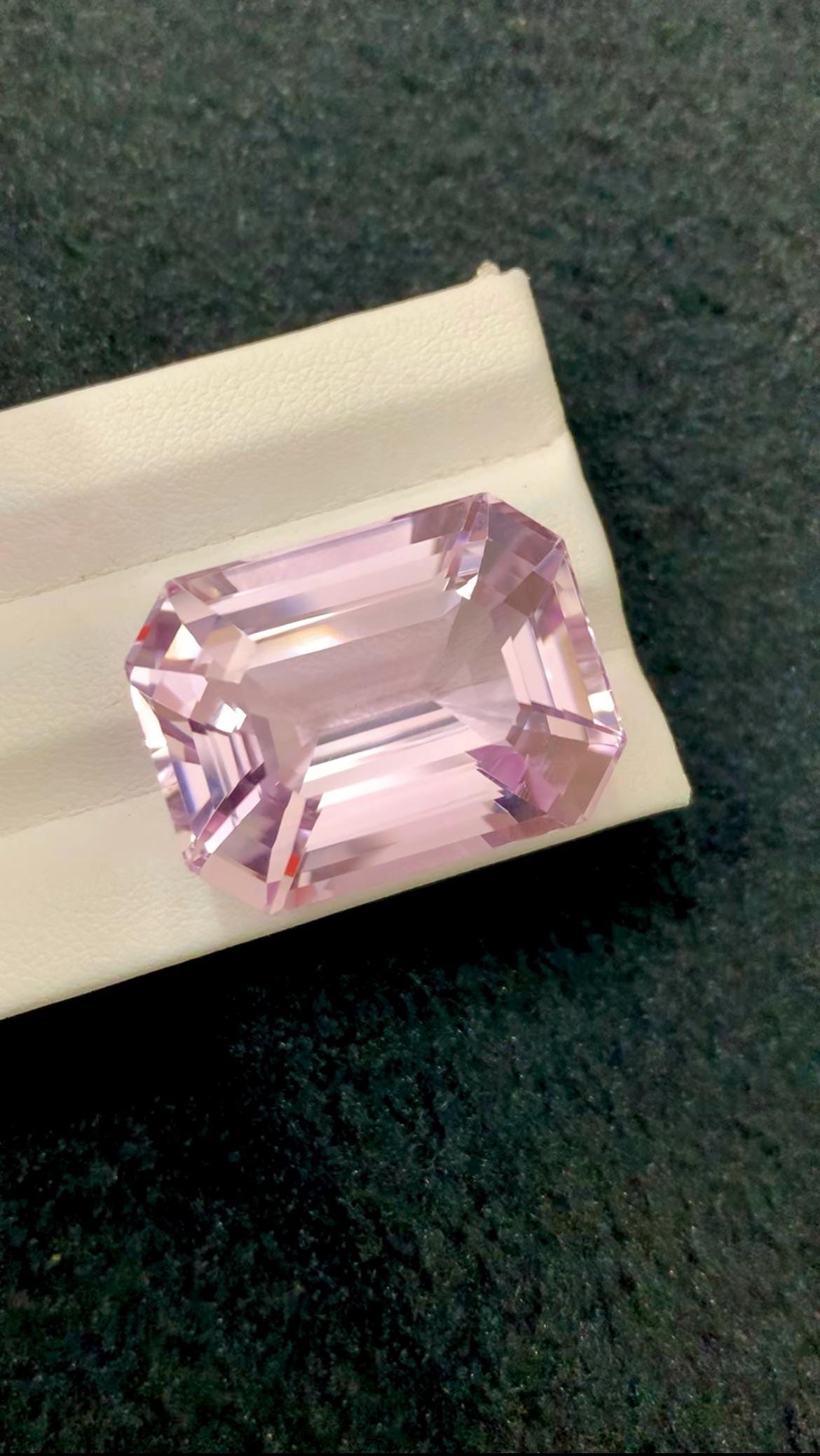Pink Kunzite 63.30ct Emerald Cut Gem – Afghanistan