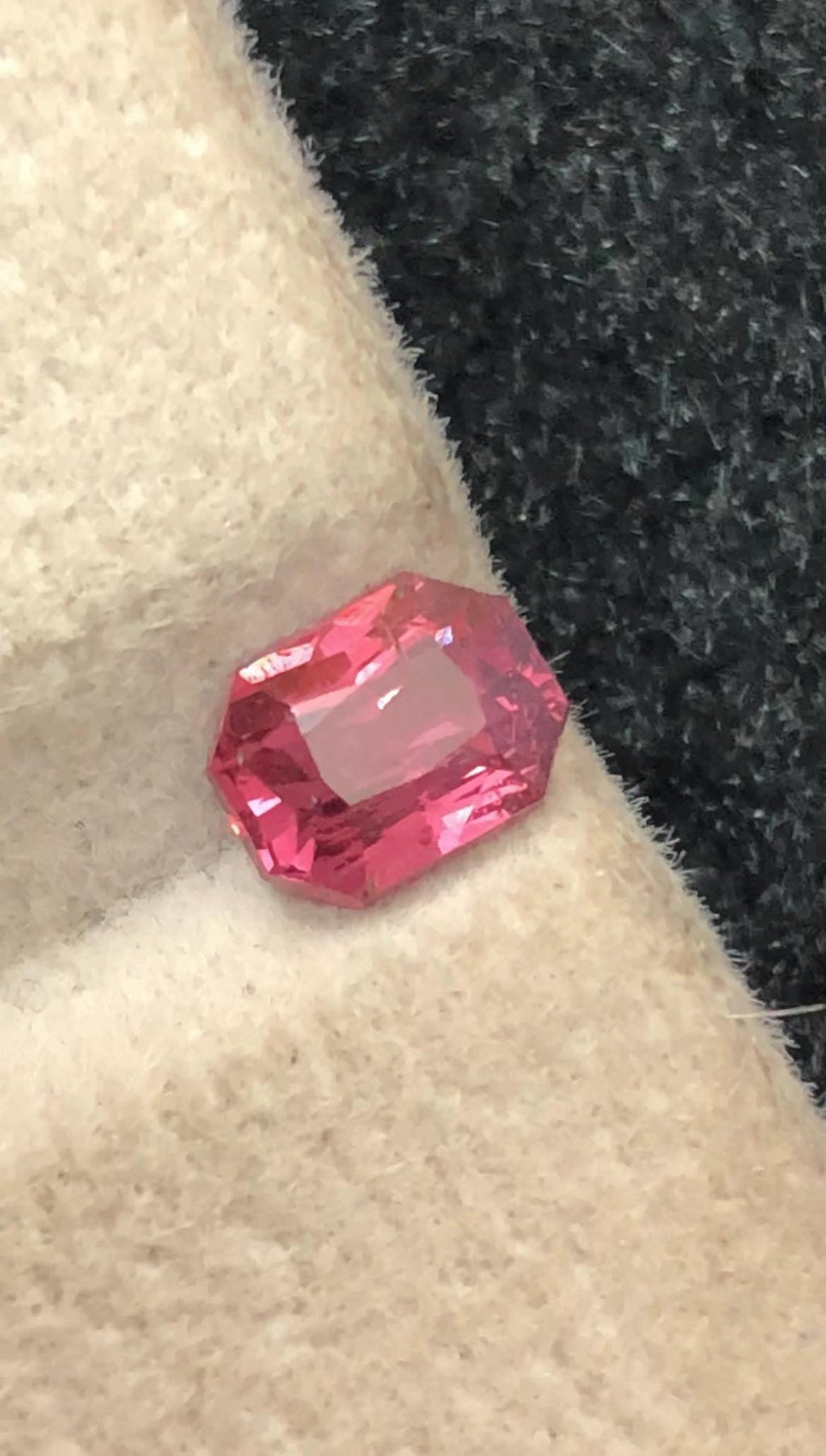 Padparadscha Sapphire 1.00 ct Fancy Octagonal Cut – From Madagascar With Certificate