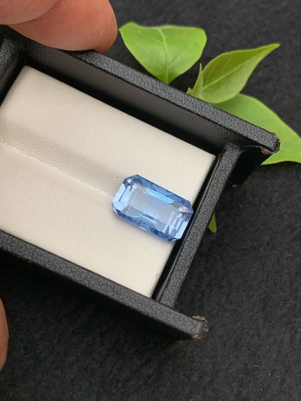Santa Maria Blue Aquamarine Gemstone: Emerald Cut, March Birthstone (6.30 Carats)