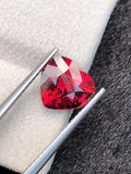 Rhodolite Garnet 3.18ct Heart Cut Vibrant Reddish Gemstone from Tanzania