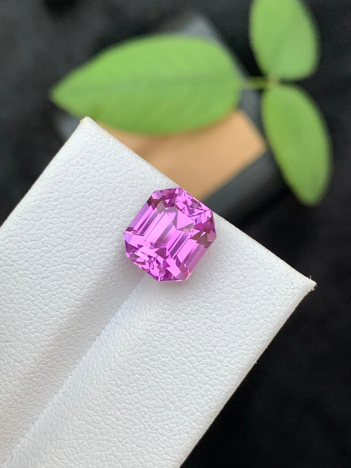 Magenta Pink Kunzite Gemstone: 5.60 CT Octagon Cut, October Birthstone