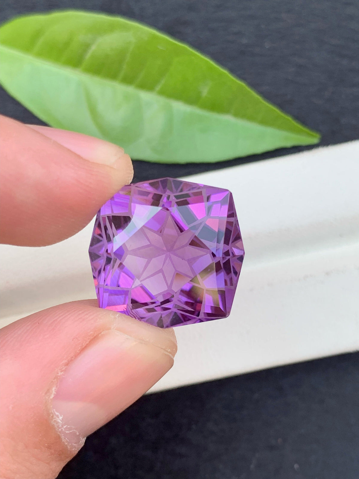 Fancy Cut Natural Amethyst Loose Gemstone - 27 carats
