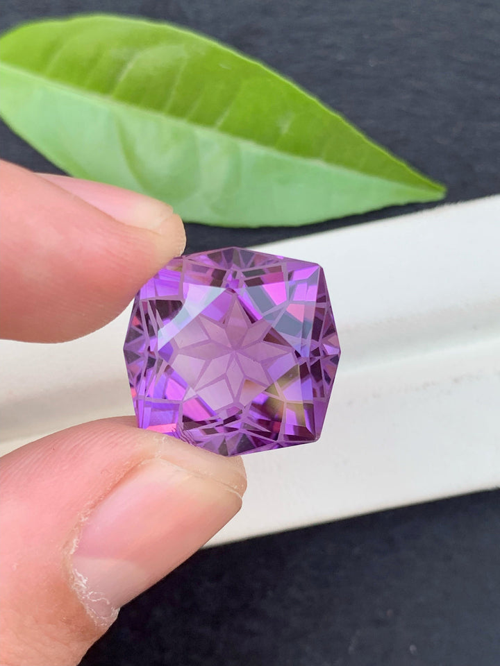 Fancy Cut Natural Amethyst Loose Gemstone - 27 carats