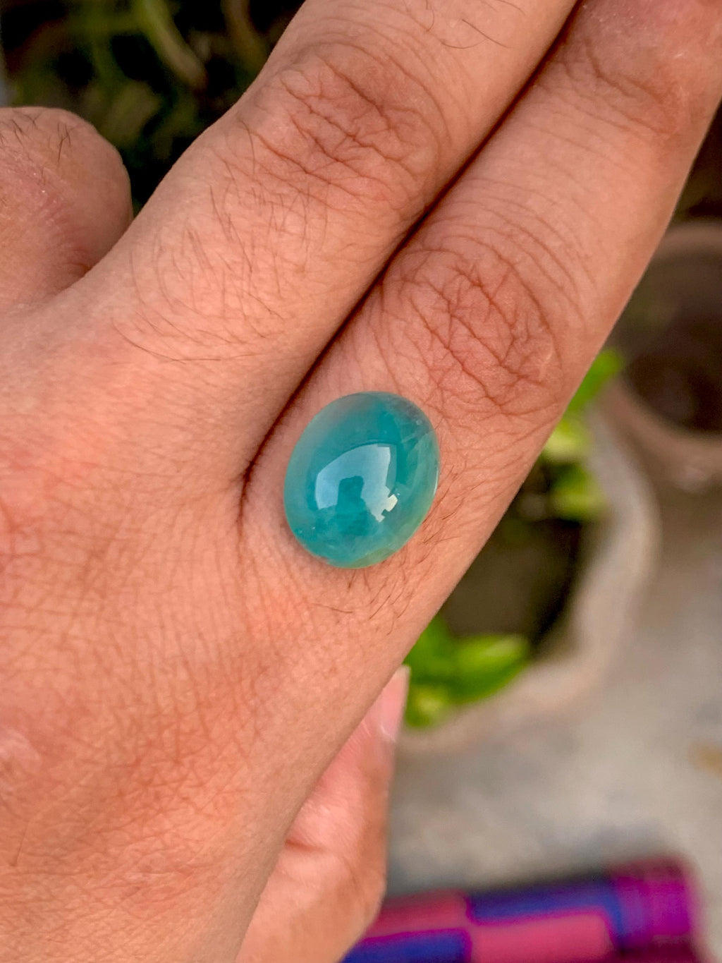 Grandidierite Cabochon 8.95 Carats – Rare Collector’s Gemstone