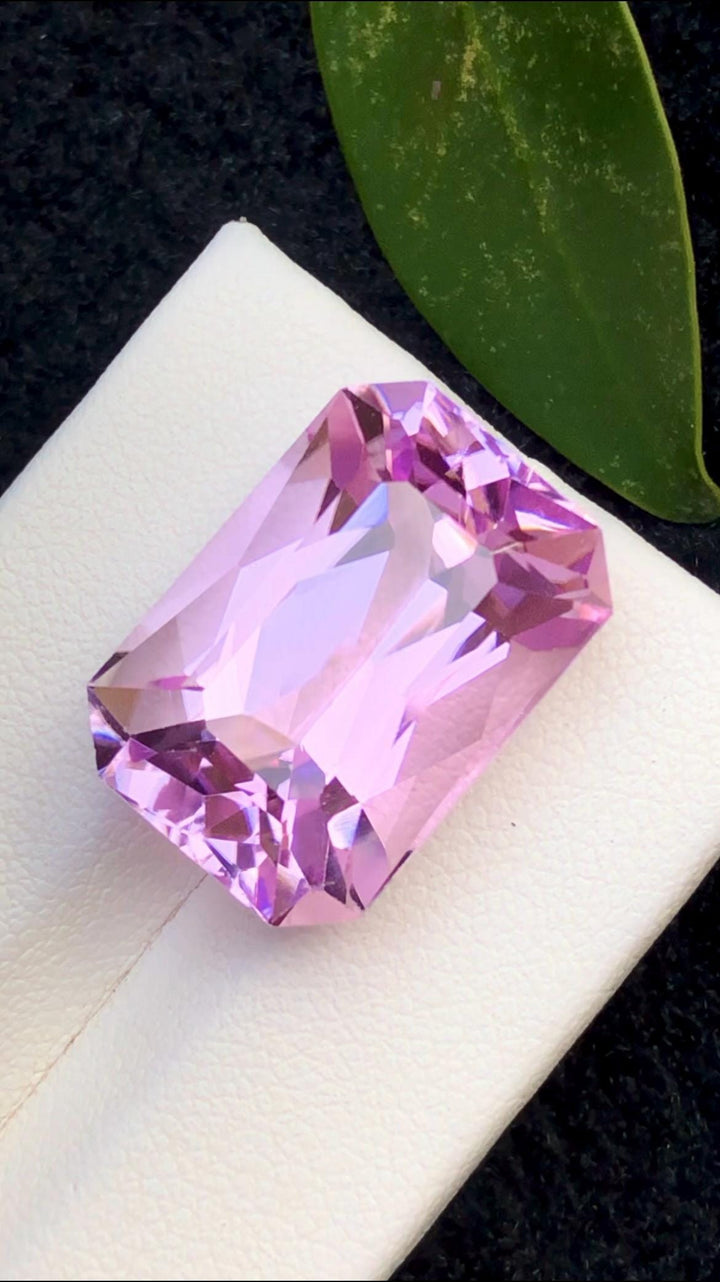 Pink Kunzite 25.10 Carat Fancy Octagon Cut – Afghanistan Gemstone
