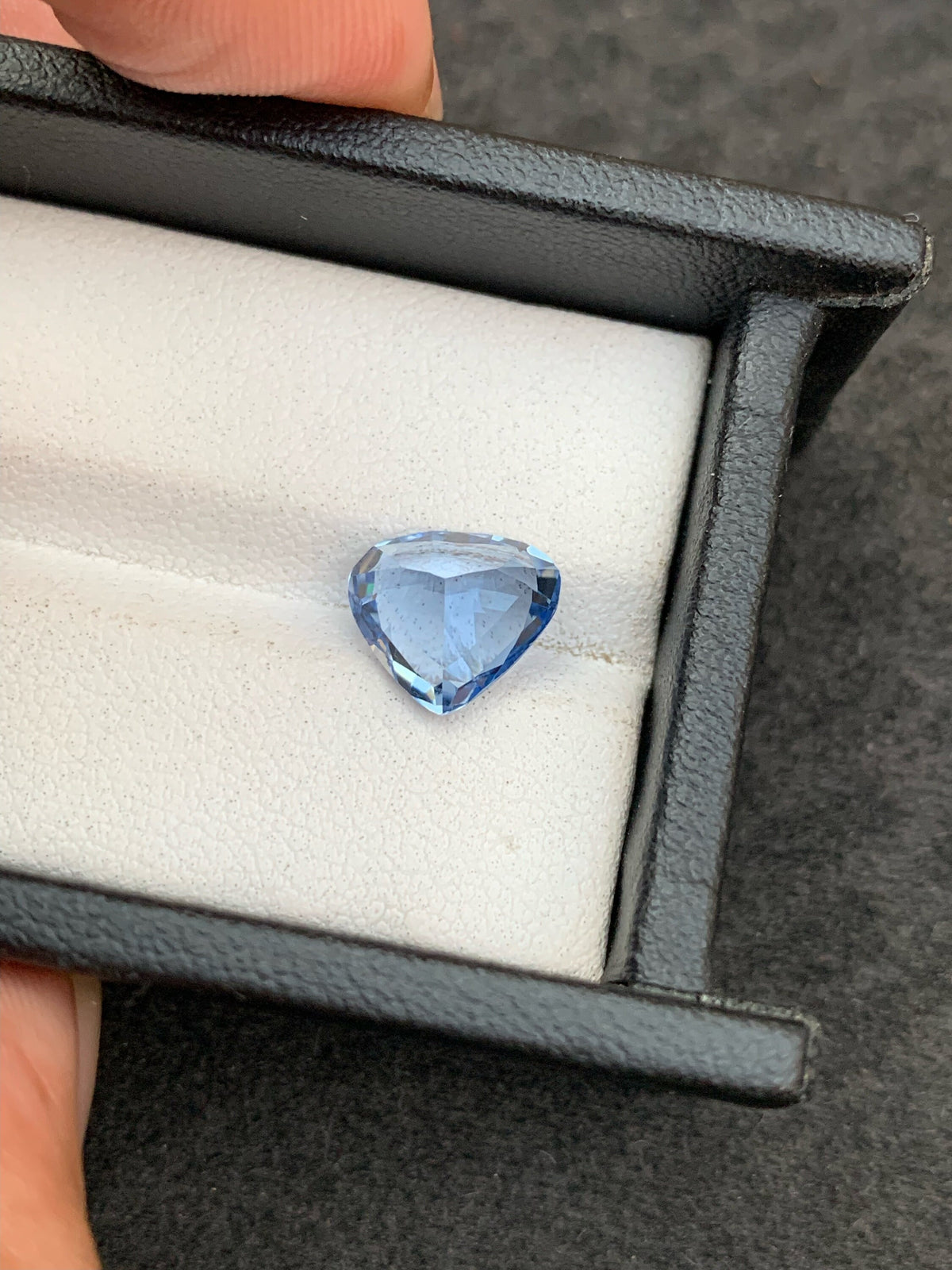 Santa Maria Blue Aquamarine Gemstone: Trillion Cut, March Birthstone, 2.70 Carats