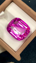 Pink Kunzite 102.30t Cushion Cut Gem - Big Size Kunzite from Afghanistan