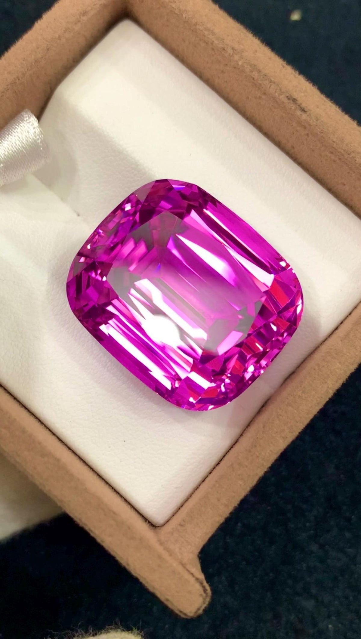 Pink Kunzite 102.30t Cushion Cut Gem - Big Size Kunzite from Afghanistan