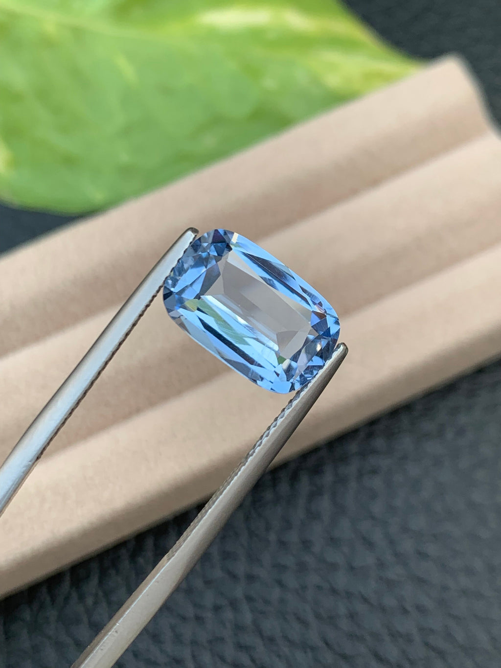 Santa Maria Aquamarine Gemstone: 4.30 CT Brazilian Cushion Cut Stone