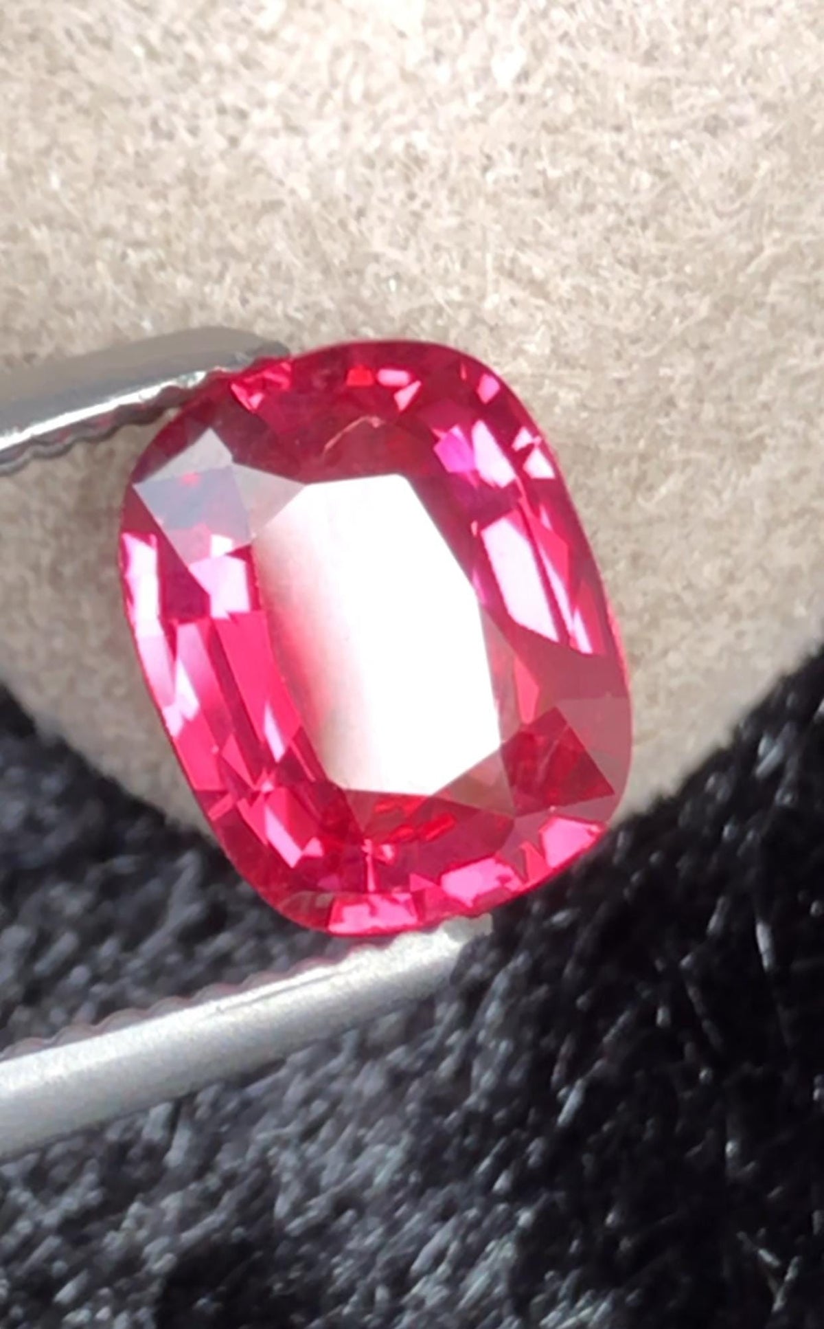 Certified Mahenge Spinel 1.16 Cts Reddish Pink Vibrant Natural Spinel