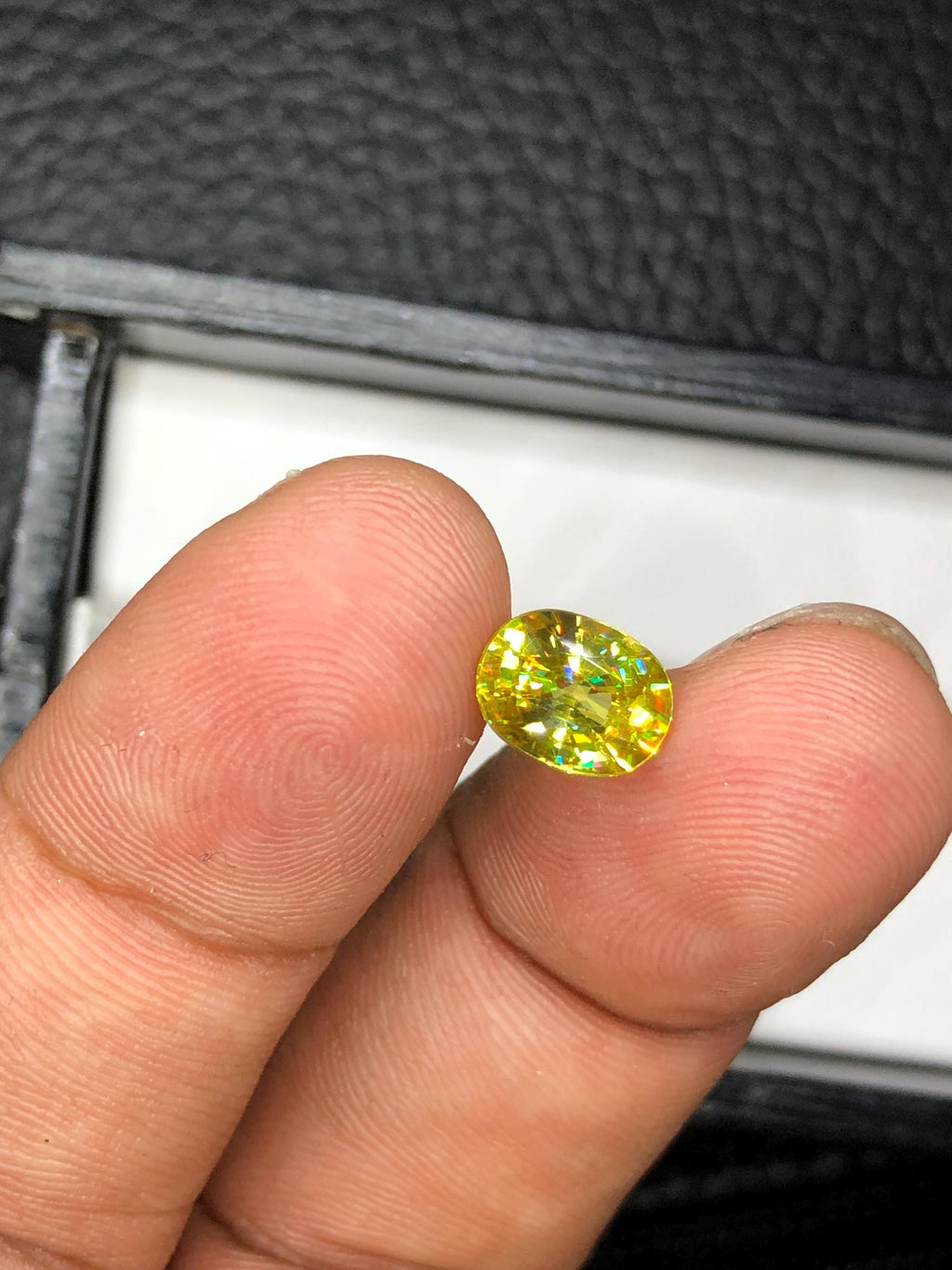 1.70 CT Oval Cut Sphene Gemstone: Natural Titanite from Himalayan Range