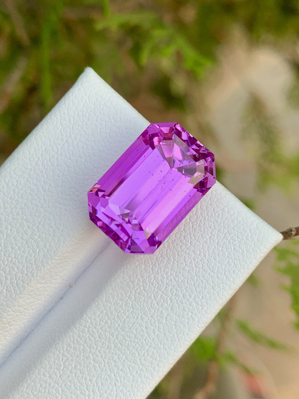Lilac Kunzite Stone For Jewelry Making, Pink Kunzite Gemstone, 16.15 CT