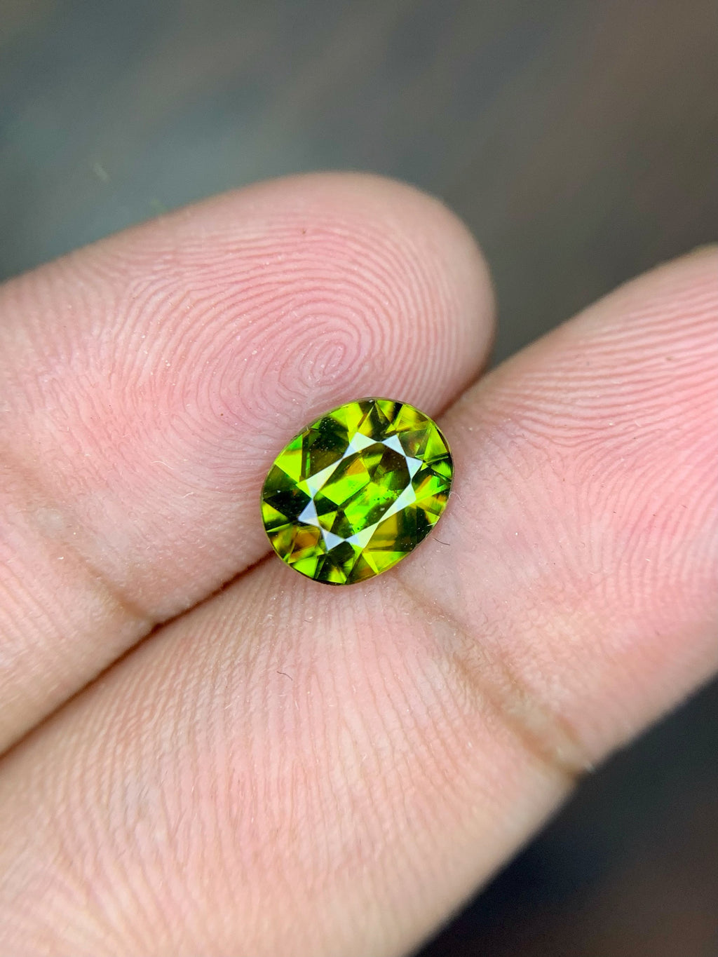 1.45 CT Oval Cut Sphene Gemstone: Himalayan Origin