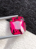 Tanga Mine Rhodolite Garnet 3.80ct Cushion Cut – Raspberry-Tone Tanzanian Gemstone