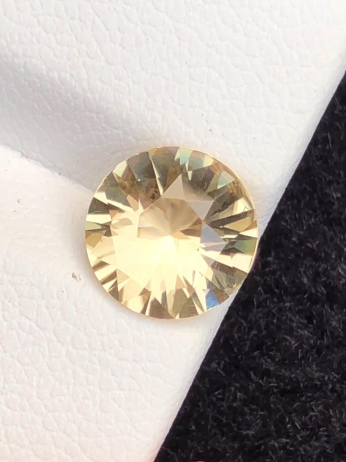 Natural Sinhalite 2.74 ct Round Cut – Certified Ceylon Faceted Gemstone