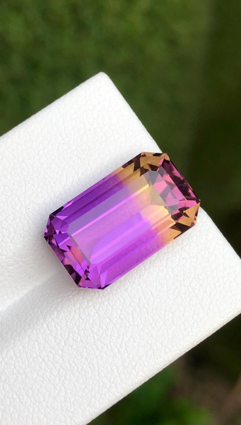 Ametrine 10.55ct Emerald Cut • Bi-Color Gemstone from Bolivia
