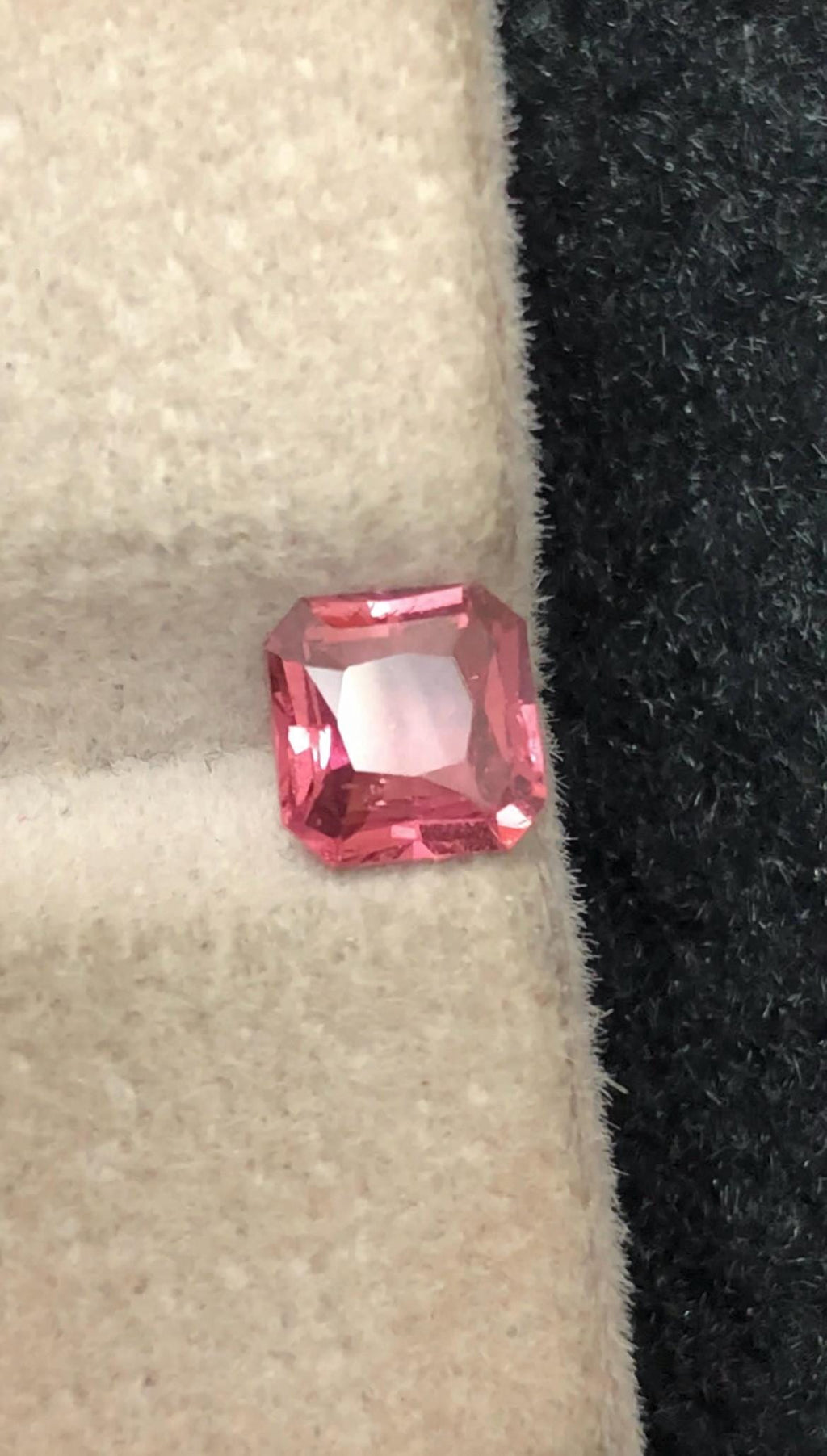 Sunset Padparadscha Sapphire 0.82 ct Fancy Octagonal Cut – From Madagascar With Certificate
