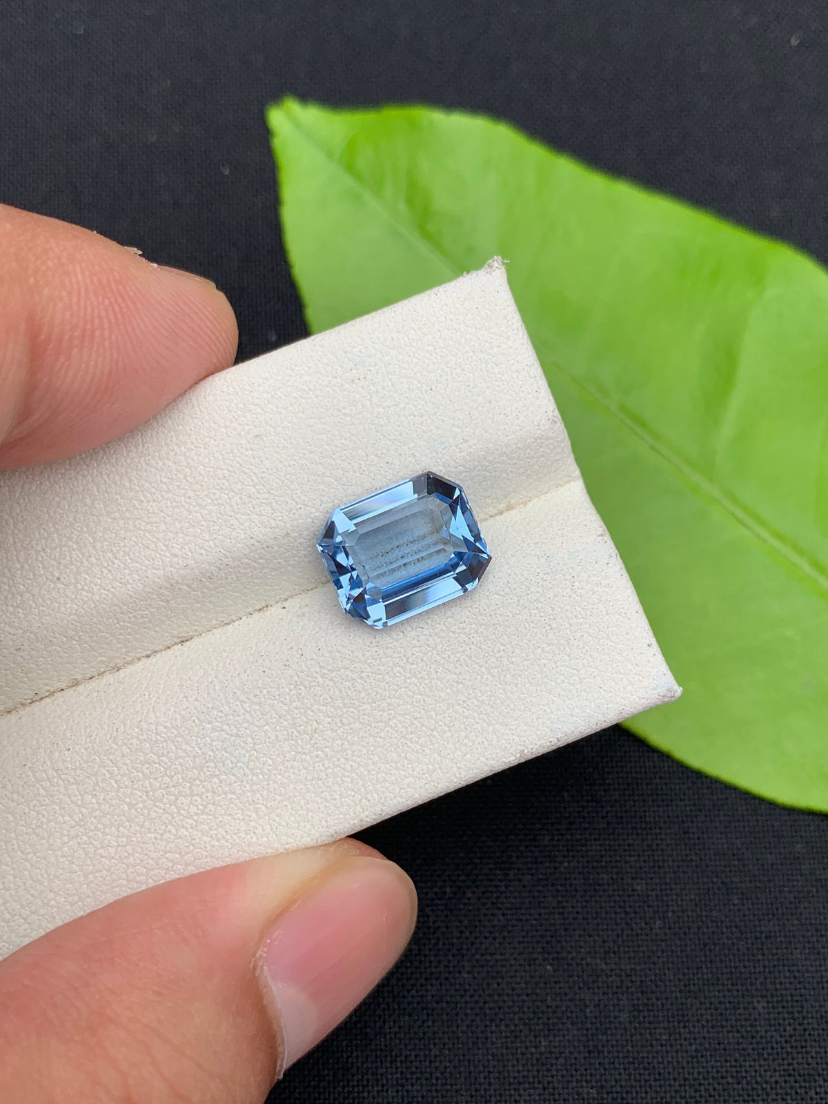 Santa Maria Blue Aquamarine Gemstone: Emerald Cut Beryl, 3.50 Carats