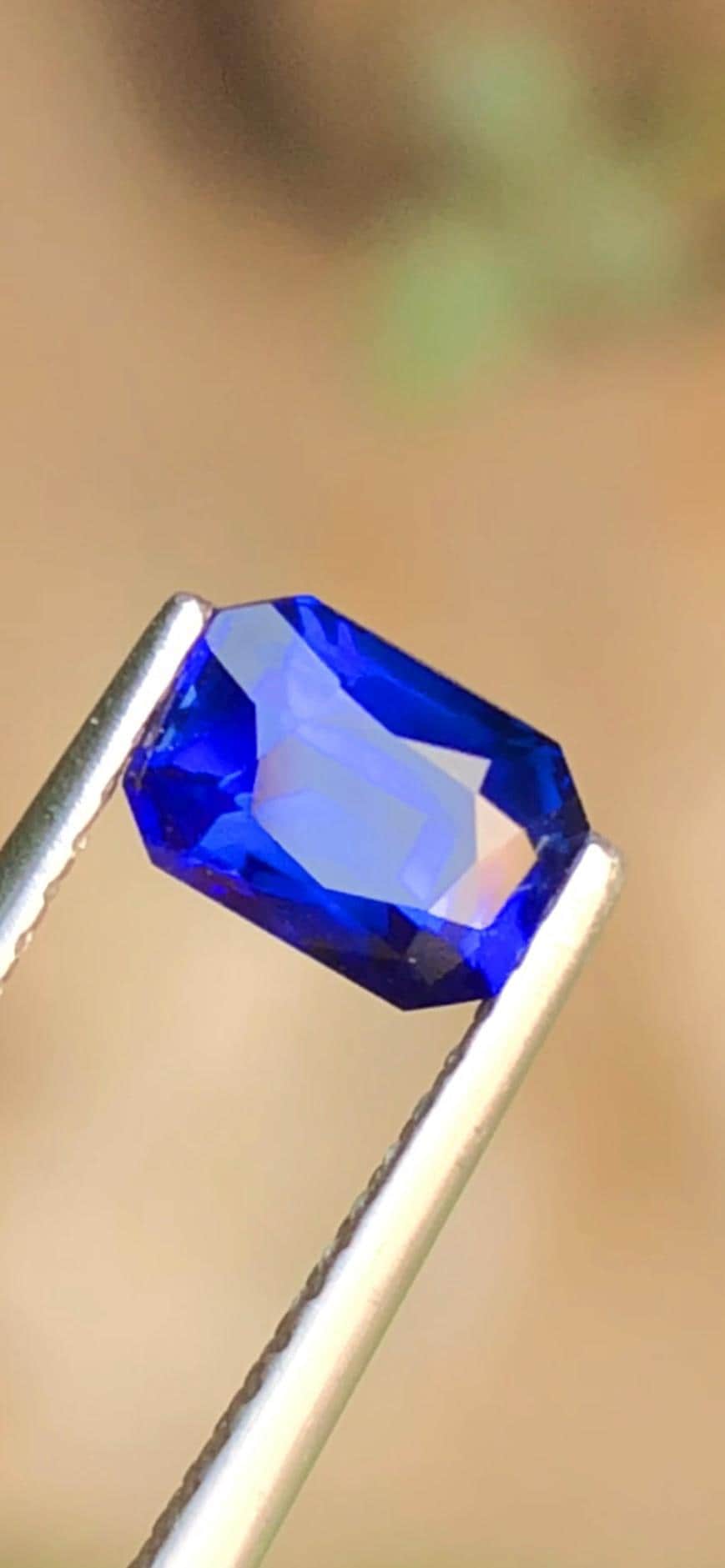 Royal Blue Sapphire 1.06ct Cushion Cut Madagascar – Certified Faceted Gemstone