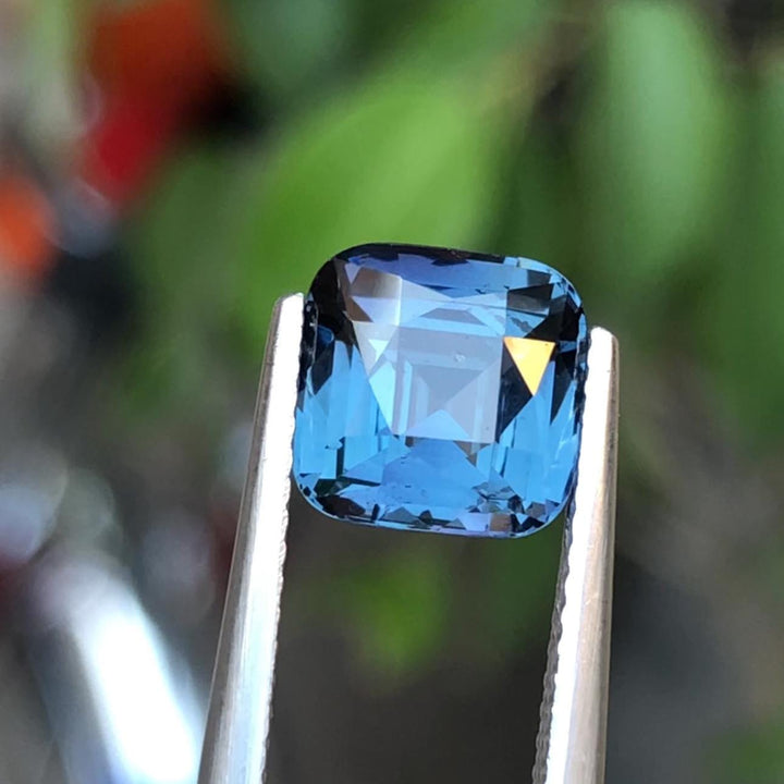Cobalt Blue Spinel: 3.09 CT Flawless Cushion Cut Gemstone
