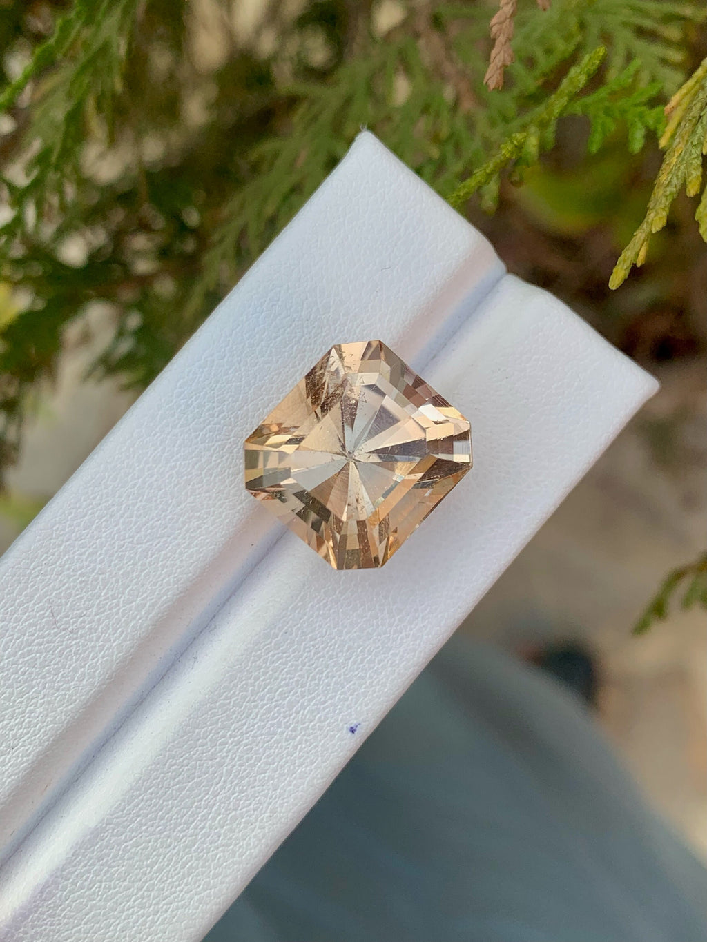 Faceted Yellow Topaz Gemstone: Fancy Cut Loose Stone, 24.45 CT