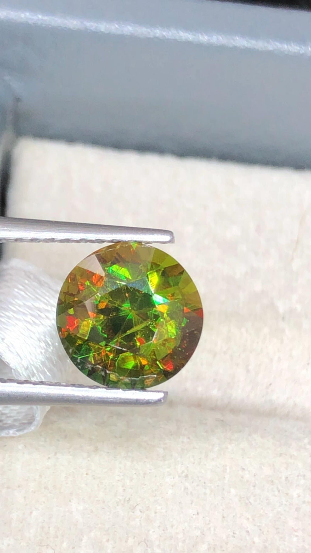 Chrome Sphene 2.10ct Round Cut From Madagascar