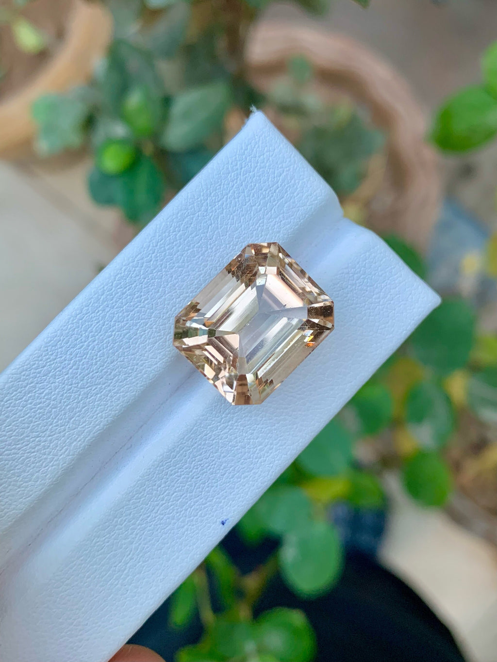 Unheated Yellow Topaz Gemstone: Emerald Cut, 25.95 CT, November Birthstone