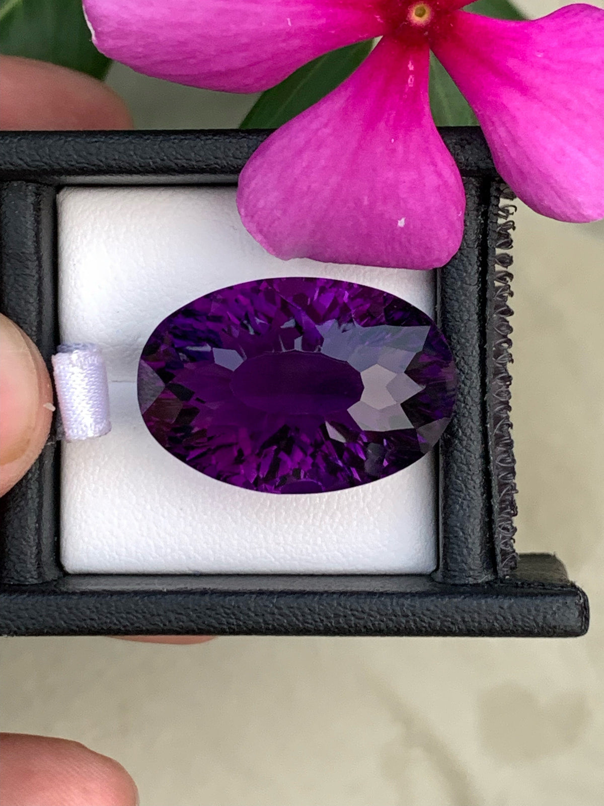 43 Ct Natural Purple Amethyst Oval Loose Gemstone - February Birthstone