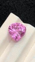 Pink Kunzite 6.25ct Brilliant Trillion Cut Gemstone from Afghanistan – Vivid Sparkling Collector’s Gem