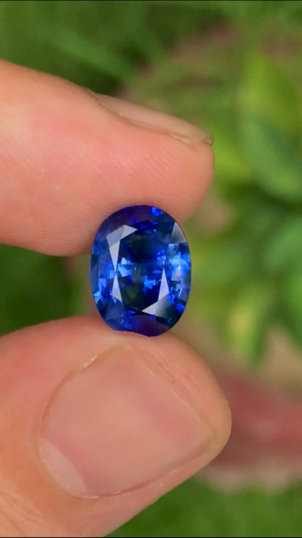 Cornflower Blue Sapphire 3.43ct Oval Cut – Sri Lanka